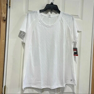 Fila Women’s XL White Core Workout Shirt NWT